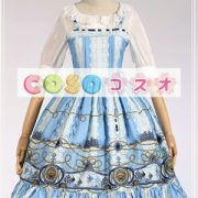 ロリータジャンパースカート　刺繍入り　スィート　コットン　人気 ―Lolita0168 2