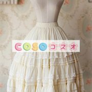 ロリータ服　スカート　スィート　単色　レース　 ―Lolita0231 2