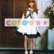 ロリータワンピース，ホワイト　ターンダウンカラー　蝶結び　ロングスリーブ　クラシック＆トラディション　 ―Lolita0259 2