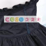 ロリータスカート，ブラック　ラッフル　ゴシック　コットン　ティアド ―Lolita0267 2