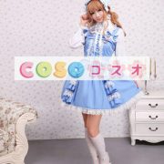ロリータジャンパースカート，ブルー　リボン　蝶結び　女の子らしさ満点　スィート　コットン　 ―Lolita0415 2