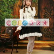 ロリータスカート，ブラック　レース　カスケードフリル　クラシック＆トラディション　シフォン　 ―Lolita0518 2