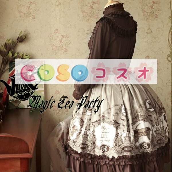 ロリータ服　スカート　高貴&贅沢　プリント　 ―Lolita0534