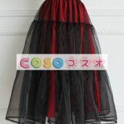 ロリータ服　スカート　ブラック　ゴシック　レイヤードスカート　 ―Lolita0549 2