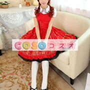 ロリータ服　ワンピース　チュニック　プリント柄　コットン　可愛い　ノースリーブ　パーティー　 ―Lolita0684 2