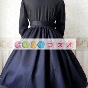 ロリータ服 ワンピース ボディコン ドレス 合成繊維 可愛い 長袖 折り襟 リボン カジュアル ―Lolita0713 2 ロリータ服 ワンピース ボディコン ドレス 合成繊維 可愛い 長袖 折り襟 リボン カジュアル ―Lolita0713 2