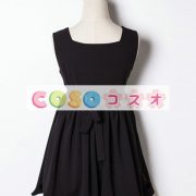 ロリィタジャンパースカート　スウィート　ポリエステル　プリント柄　フリル　パーティー　 ―Lolita0772 2