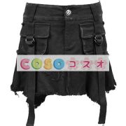 ロリィタ服　スカート　コットン　レトロ　ブラック　パーティー　 ―Lolita0816 2
