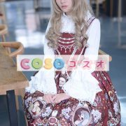 ロリータジャンパースカート　レトロ　合成繊維　 ―Lolita0817 2