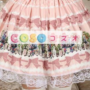 素敵なピンクのレース ゴスロリ スカートを印刷 ―Lolita0448