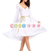 コスチューム衣装　天使　ハロウィン　セクシー　ホワイト　大人用　女性用　―festival-0181 2