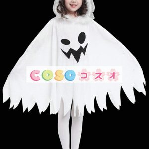 ハロウィングッズ　ホワイト　女の子用　子供用　合成繊維　ハロウィーン　―festival-0251