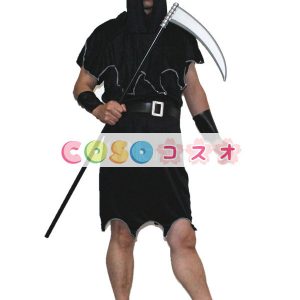 ハロウィン　首切り役人　コスチューム　ブラック　コスチュームコスプレ―festival-0272