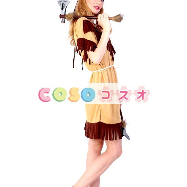 ハロウィン　未開人　インテリア女性　アボリジニ　ワイルドウェスト　コスチュームコスプレ―festival-0313