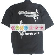 ハロウィングッズ　ジャパニーズ　男性用　大人用　ブラック―festival-0383 2