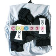 ハロウィングッズ　銀灰色　男性用　ストリートファイター　大人用　合成繊維　トップス　ハロウィーン　―festival-0416 2