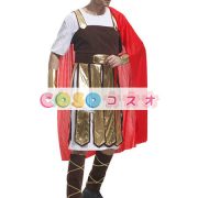 ハロウィングッズ　ゴールド　男性用　ローマン　大人用　ポリエステル　ハロウィーン　―festival-0453 2