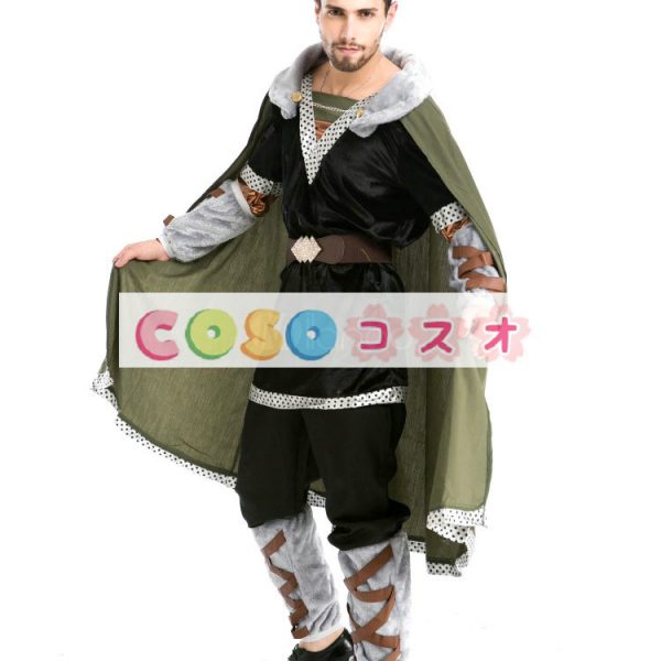 ローマ　騎士　コスチューム　マルチカラー　セット　ハロウィン　男性用　大人用―festival-0630