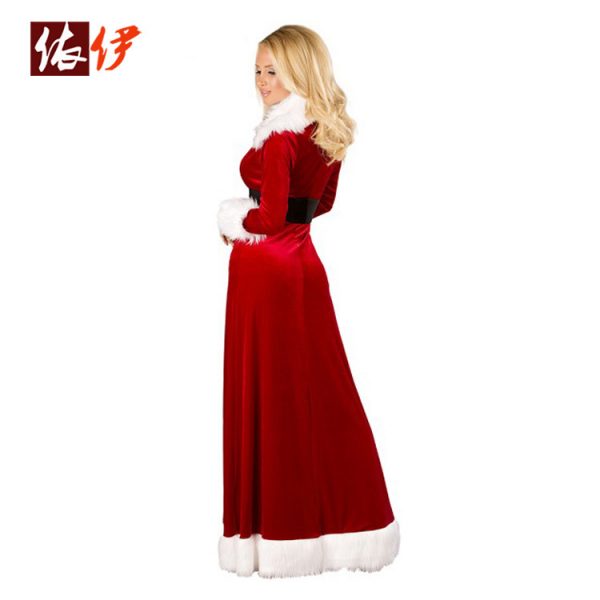 サンタコスプレ衣装　レッド　セクシー　クリスマス　サンタ衣装　コスチューム衣装　-halloween-trz0725-0152