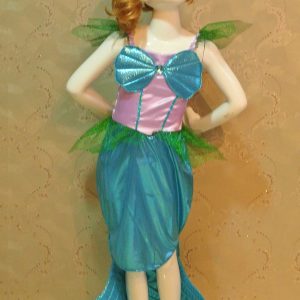 ディズニー マーメイドプリンセスドレス  ハロウィン cosplay服 人魚姫/マーメイド-Halloween-trw0725-0278