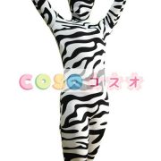 全身タイツ　動物仮装　縞馬　大人用　開口部のない―taitsu-tights0264 3