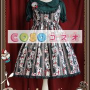 ロリータ服　OP　ワンピース　ウサギ柄　ロリータファッション ―Lolita0013 3