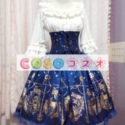 ロリータ服　スカート　スィート　プリント　レース　　人気 ―Lolita0224 3