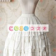 ロリータ服　スカート　スィート　単色　レース　 ―Lolita0231 3
