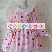 かわいい長袖弓シフォン ロリータ ワンピース ―Lolita0245 2