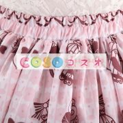 ロリータ服　スカート　ピンク　スィート　プリント　レース　　新作 ―Lolita0475 3