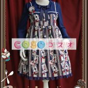 ロリータ服　ワンピース　OP　ウサギ柄　プリント柄　 ―Lolita0504 3