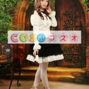 ロリータスカート，ブラック　レース　カスケードフリル　クラシック＆トラディション　シフォン　 ―Lolita0518 3