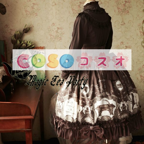 ロリータ服　スカート　高貴&贅沢　プリント　 ―Lolita0534