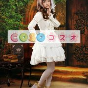 ロリータスカート，ホワイト　ラッフル　レース　スィート　シフォン　 ―Lolita0621 3
