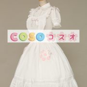 ロリータ服，ジャンパースカート　エクリュホワイト　ポケット付き　新作　オリジナルデザイン　高品質 ―Lolita0678 3