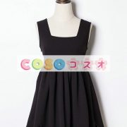 ロリィタジャンパースカート　スウィート　ポリエステル　プリント柄　フリル　パーティー　 ―Lolita0772 3