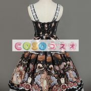 ロリータジャンパースカート　レトロ　合成繊維　 ―Lolita0817 3