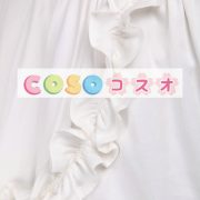 コットン　ジャンパースカート　ホワイト　レーストリム　レースアップ　ロリィタ服 ―Lolita0105 3