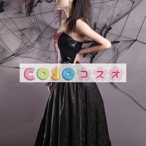 ロリータ服　スカート　ブラック　ゴシック　レース　結び　 ―Lolita0247