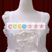 女性の白い弓レース ジャンパー スカート ―Lolita0672 3