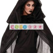 ハロウィン　バンパイア　ブラック　魔女　コスチュームコスプレ　女性用　合成繊維―festival-0068 3