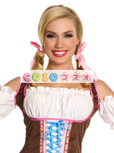 コスチューム衣装　ビールガール　セット　大人用　女性用　ハロウィーン　―festival-0241