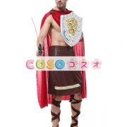 ハロウィン　レッド　ローマ戦士　コスチューム　ゲーム・オブ・スローンズ　男性用　コスチュームコスプレ―festival-0471 3