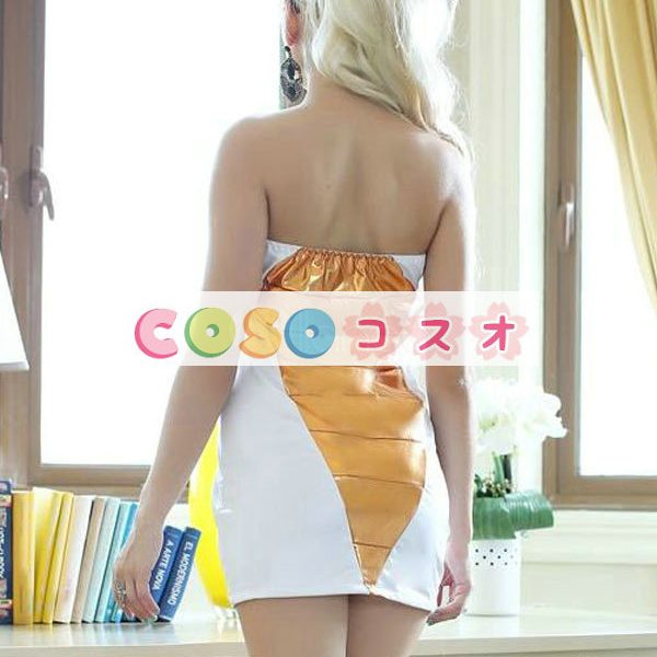 ハロウィン　キャロット　ドレス　ノースリブ　合成繊維　女性用　マルディグラ―festival-0561