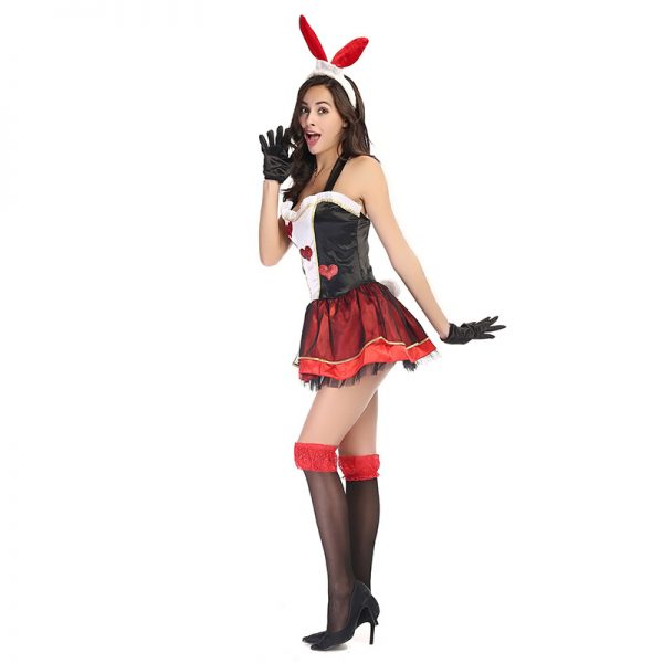 Bunny Costumes セクシー ハロウィン コスプレ衣装 ナイトクラブ 制服-Halloween-trw0725-0028