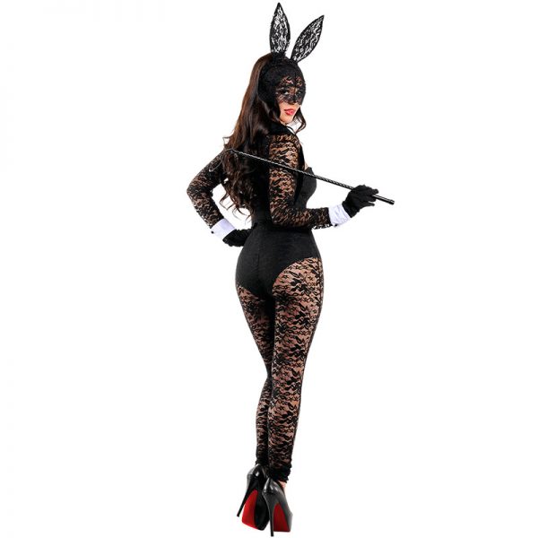 Bunny Costumes レース セクシー ハロウィン コスプレ衣装 ナイトクラブ 制服-Halloween-trw0725-0036