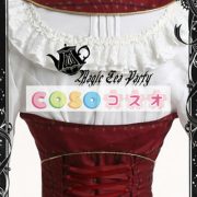 ロリィタジャンパースカート　プリント　エレガント　レースアップ　ボタン ―Lolita0060 4