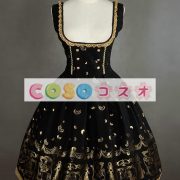 ロリータジャンパースカート　編み上げ　可愛い　ベルベット　 ―Lolita0115 4