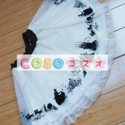 ロリータ服　ワンピース　ブラック　ドレス　ベルベット　半袖　 ―Lolita0133 4