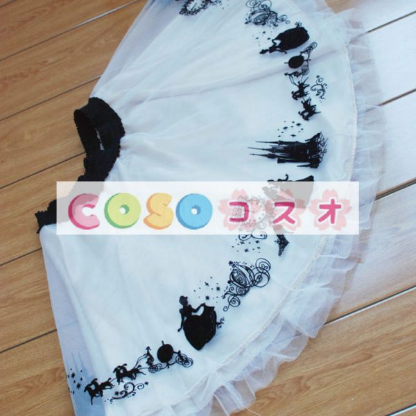 ロリータ服　ワンピース　ブラック　ドレス　ベルベット　半袖　 ―Lolita0133